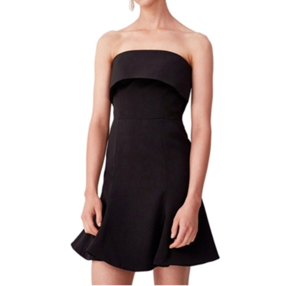 C/Meo Collective Discretion Fit & Flare Mini Dress